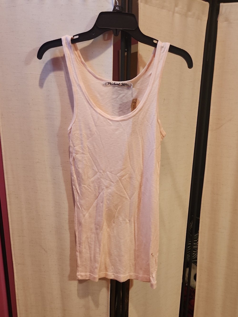 Michael Stars Pale Pink Scoop Neck Tank